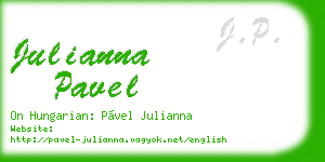 julianna pavel business card